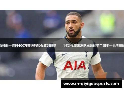 斯旺西可能一直对400万英镑的转会感到遗憾——19次代表国家队出场的荷兰国脚一无所获地离开